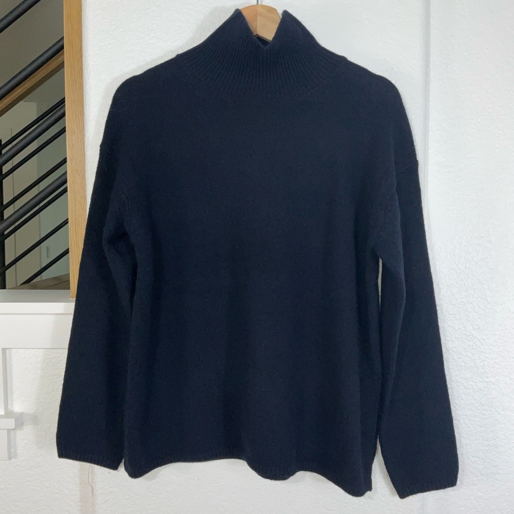 Vince Midnight Blue Wool/Yak  Sweater